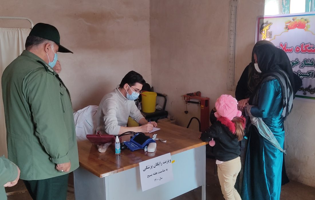 بیماران روستاهای محروم پلدشت بصورت رایگان ویزیت شد