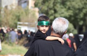حضور پر رنگ کودکان در آیین پیاده روی جاماندگان اربعین حسینی پلدشت