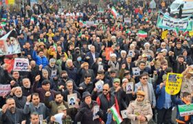 حضور پر شور مردم پلدشت در جشن ۴۴ سالگی انقلاب اسلامی