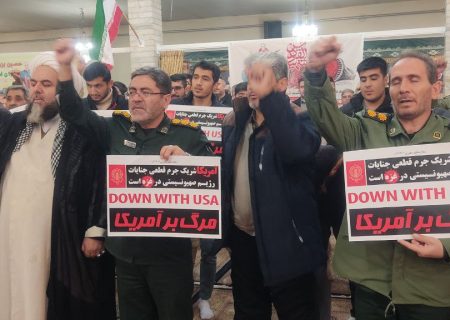 تجمع مردم پلدشت در محکومیت حادثه تروریستی کرمان