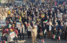 حضور پر شور مردم پلدشت در جشن ۴۵ سالگی انقلاب اسلامی