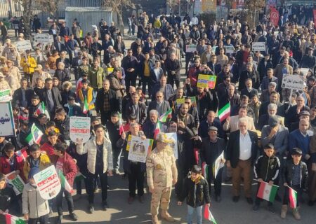 حضور پر شور مردم پلدشت در جشن ۴۵ سالگی انقلاب اسلامی