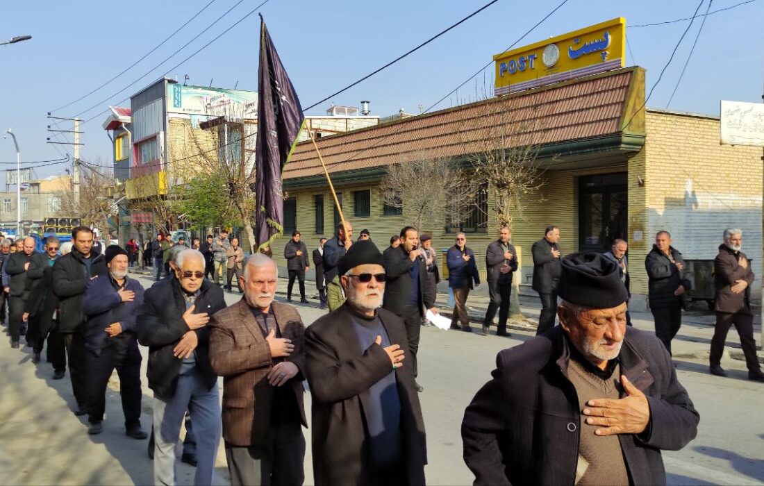 برگزاری مراسم عزاداری خیابانی در پلدشت