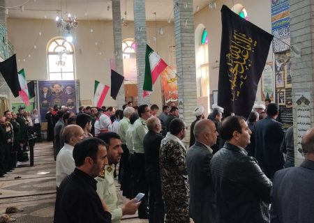آیین گرامیداشت شهدای دولت در پلدشت
