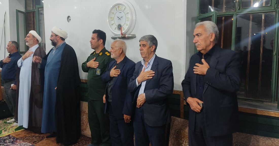 آیین گرامیداشت شهدای خدمت در روستای دیوانخانه