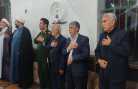 آیین گرامیداشت شهدای خدمت در روستای دیوانخانه