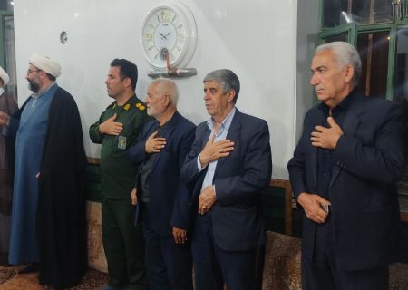 آیین گرامیداشت شهدای خدمت در روستای دیوانخانه