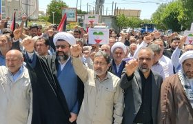 راهپیمایی ضدصهیونیستی مردم پلدشت
