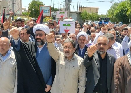 راهپیمایی ضدصهیونیستی مردم پلدشت
