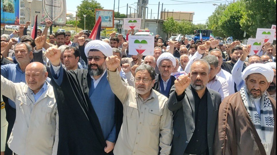 راهپیمایی ضدصهیونیستی مردم پلدشت