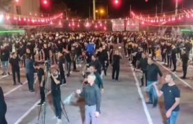مراسم عزاداری شب سوم محرم در پلدشت
