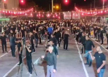 مراسم عزاداری شب سوم محرم در پلدشت