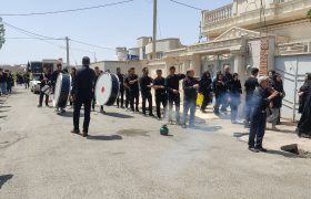 مراسم عزاداری تاسوعای حسینی در پلدشت