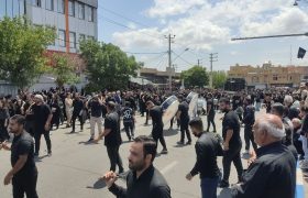 پلدشت در عاشورای حسینی خون گریست