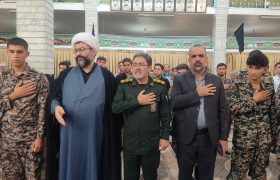 مراسم اربعین شهدای اقتدار در پلدشت