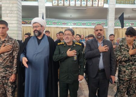 مراسم اربعین شهدای اقتدار در پلدشت