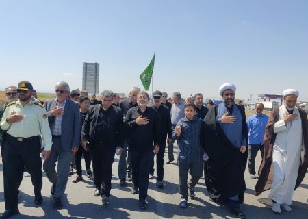 پیاده‌روی جاماندگان اربعین در پلدشت