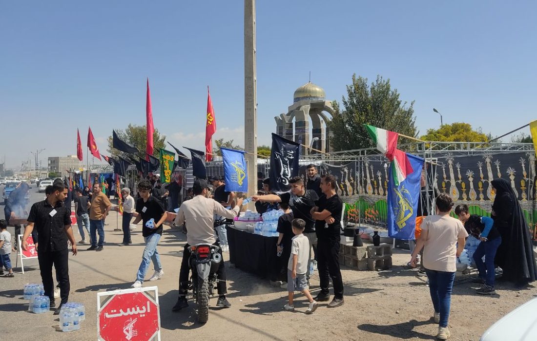 خدمت‌رسانی موکب خادم شهدا به جاماندگان اربعین