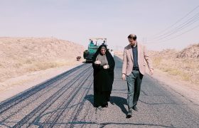 آسفالت ۳۶ کیلومتر راه پلدشت