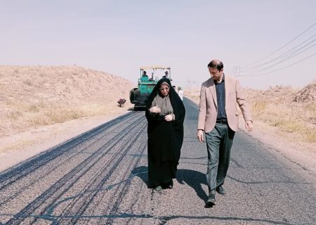 آسفالت ۳۶ کیلومتر راه پلدشت